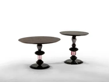PANDORA - Round wooden coffee table by Tonin Casa - view 2